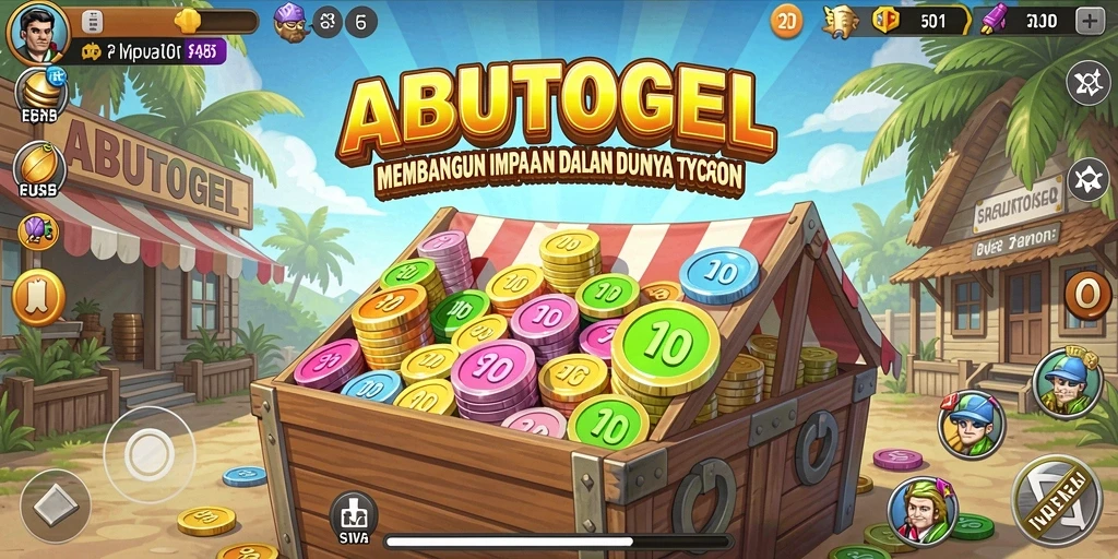 Tampilan gameplay seru dan menarik dalam ABUTOGEL.