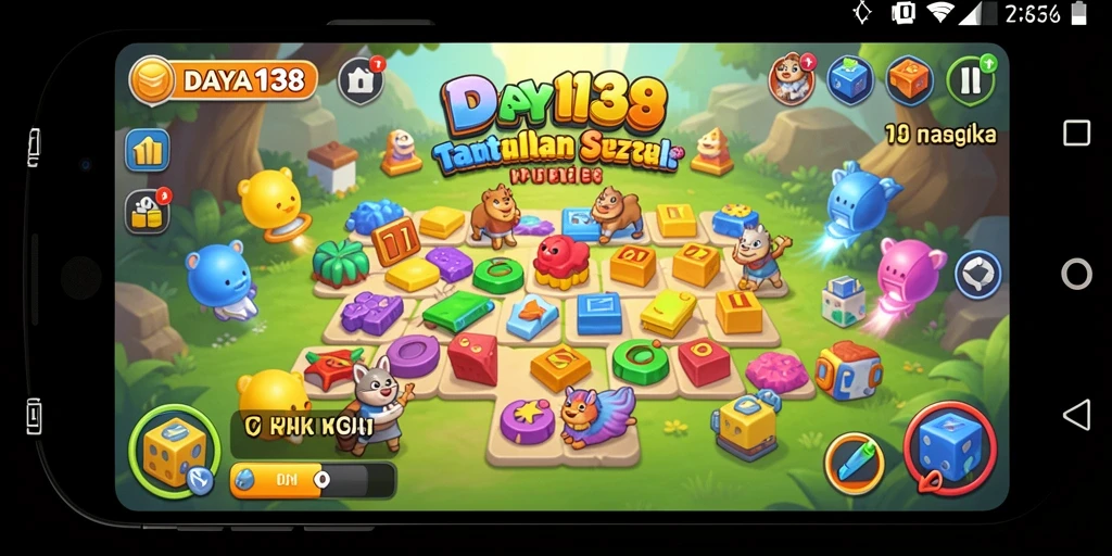 Tampilan gameplay seru dari game Puzzle DAYA138.