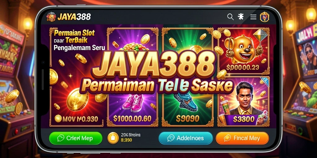 Tampilan gameplay JAYA388 yang menarik saat memutar gulungan slot.