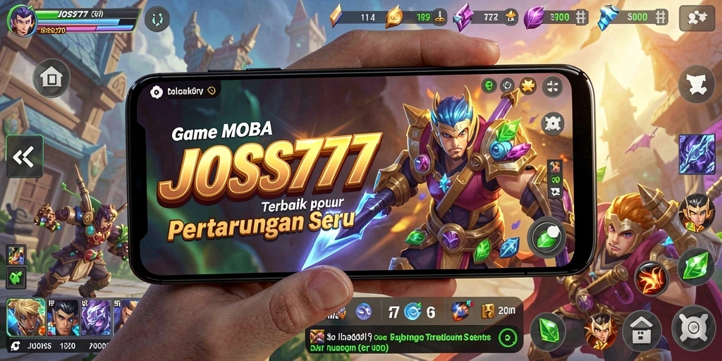 Screenshot gameplay JOSS777 yang menunjukkan aksi seru dalam pertempuran.