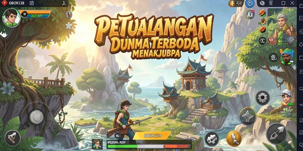 Tampilan gameplay OBOR138 dalam dunia Open World yang mendebarkan.