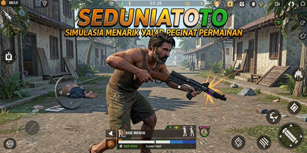 Screenshot SEDUNIATOTO menampilkan aksi seru dalam game Simulation.