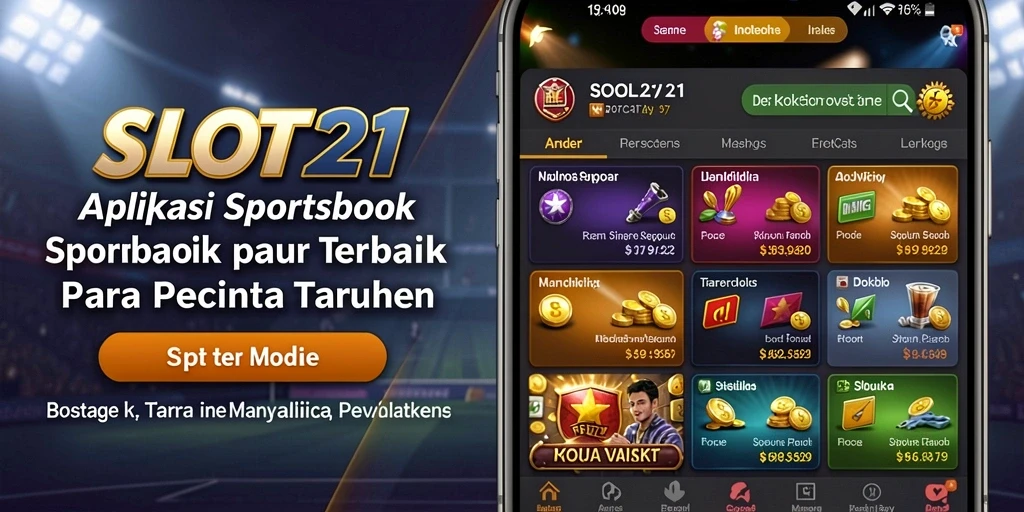 Tampilan antarmuka SLOT21 yang sederhana dan mudah digunakan.