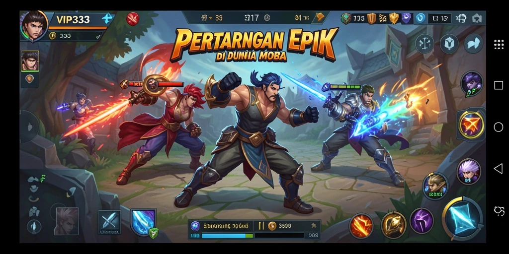 Tampilan gameplay seru dari <strong>VIP333</strong> dengan aksi pertempuran yang mendebarkan.